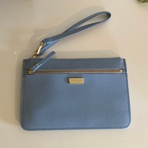 Kate Spade blue wristlet